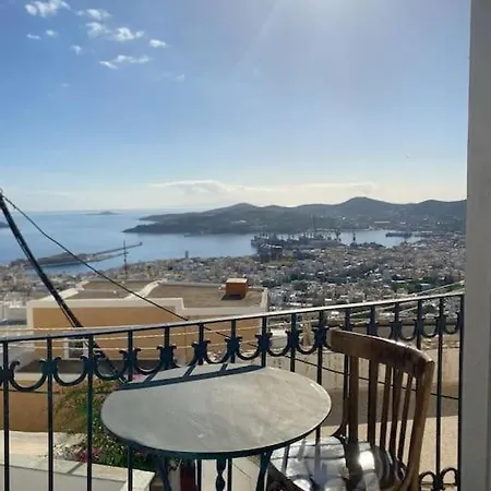 Jasmine Sea View With Blooming Patio * Ano Syros